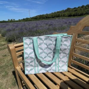 Mint Holly tote